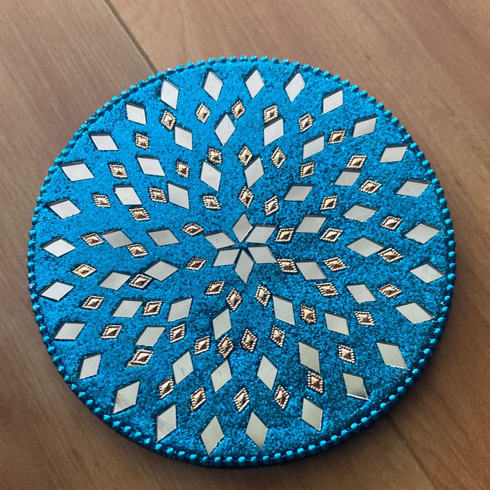 Colorful Beaded Coasters Set - Picture 5 of 6